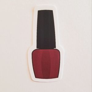 10/$10 Red Nail Polish Sticker
